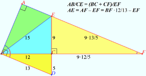 Pithagor triangles 13 5 65.png